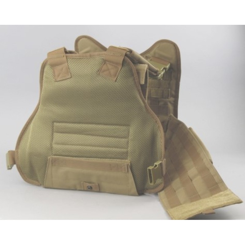 Жилет-плитоноска тактичний Mil-Tec Plate Carrier Універсальний Койот (13463105)