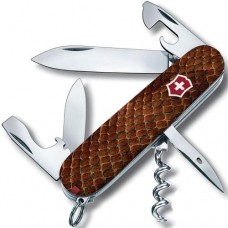 Складаний ніж Victorinox Spartan Design Шкіра кобри 9.1 см Коричневий (1.3603_R2210pk)