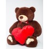 Плюшевий ведмедик з серцем Mister Medved Ренді 130 см Бурий (031)