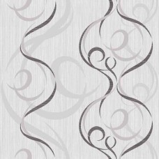 Шпалери на паперовій основі Шарм 179-20 Стрічка сірі (0,53х10м.)