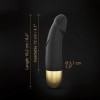 Вібратор Dorcel Real Vibration S Gold 2.0, діаметр 3,7см, перезаряджається, для точки G в інтернет супермаркеті PbayMarket!