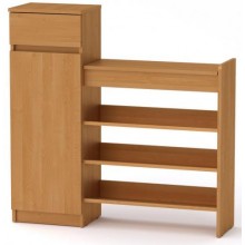 Тумба для взуття ТО-16 Компанит Вільха (100х28х100 см)