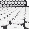Килимок аплікатор Кузнєцова масажний Dobetters для акупунктури спини Чорний