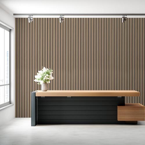 Декоративна стінова рейка Sticker Wall PS Смужка 2900x120x11 мм Чорно-бежевий (SW-00001738) Декоративна стінова рейка Sticker Wall PS Смужка 2900x120x11 мм Чорно-бежевий (SW-00001738)