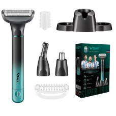 Тример чоловічий VGR V-625 Чорно-блакитний (2527129927)