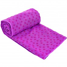 Йога рушник (килимок для йоги) SP-Planeta FI-4938 розмір 1,83x0,63м, мікрофібра, силікон Фіолетовий (AN0425)