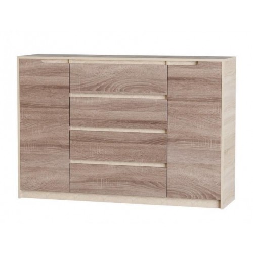 Комод для речей Еверест Мікс-3 Ролики сонома трюфель Комод для речей Еверест Мікс-3 Ролики сонома трюфель