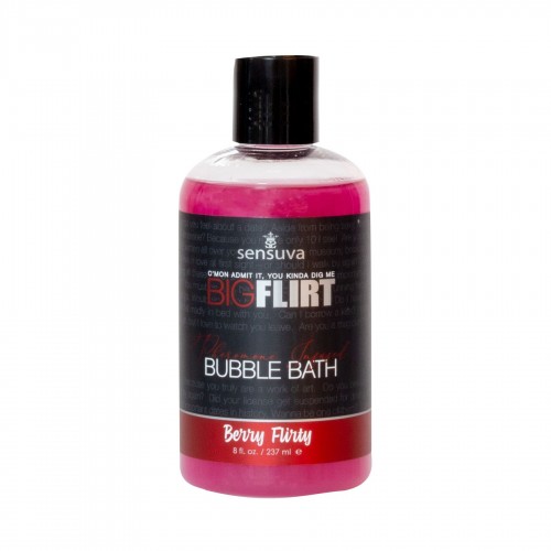 Піна для ванни Sensuva — Big Flirt Pheromone Bubble Bath — Berry Flirty (237 мл) в інтернет супермаркеті PbayMarket!