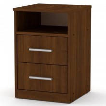 Тумбочка нічна Компаніт ПКТ 2 38х38х57 см Горіх екко