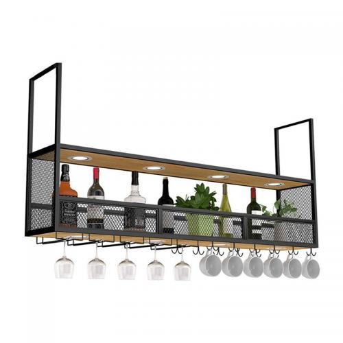 Підвісна полиця для вина GoodsMetall у стилі Лофт 1000х800х300 СТЖ231 Підвісна полиця для вина GoodsMetall у стилі Лофт 1000х800х300 СТЖ231