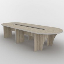 Стіл для переговорів Тиса Мебель ОК-7 Сонома 766x1400x3800 мм