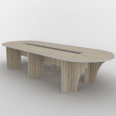 Стіл для переговорів Тиса Мебель ОК-7 Сонома 766x1400x3800 мм