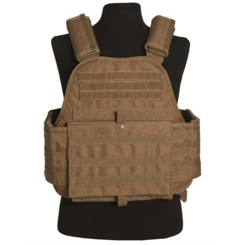 Жилет-плитоноска тактичний Mil-Tec Plate Carrier Універсальний Койот (13463105)