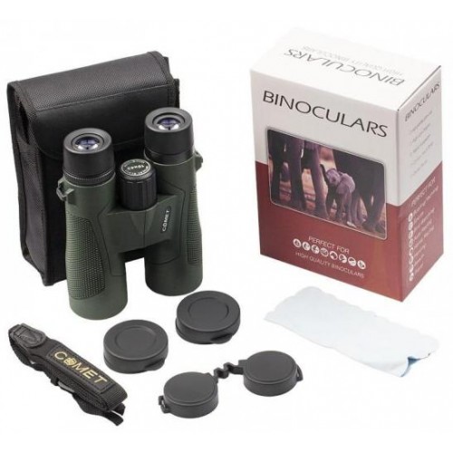 Бінокль Comet W13 (10x42A) waterproof зелений, в чохлі