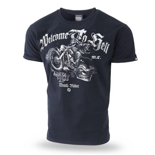 Футболка Dobermans Aggressive DR Welcome to Hell XL Чорний (TS188BK-XL) в інтернет супермаркеті PbayMarket!