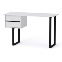 Стіл письмовий Компанит Лофт 3 120х50х72,8 см Альба білий Стіл письмовий Компанит Лофт 3 120х50х72,8 см Альба білий