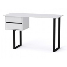 Стіл письмовий Компанит Лофт 3 120х50х72,8 см Альба білий