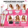 Мультистайлер No Brand Airwrap HS05 long, стайлер з 7 насадками Білий