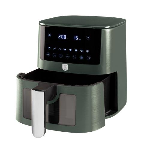 Аерофритюрниця Berlinger Haus Matte Green Collection 8 л Чорно-зелений (BH-9710) Аерофритюрниця Berlinger Haus Matte Green Collection 8 л Чорно-зелений (BH-9710)