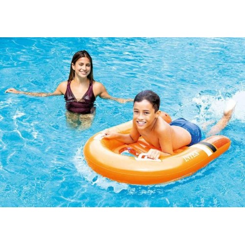 Плотик-дошка надувний дитячий Intex Surf rider 102x89см Помаранчевий (58154) в інтернет супермаркеті PbayMarket!