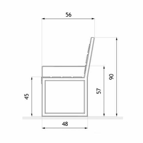 Лава GoodsMetall у стилі ЛОФТ 1800х560х900 - ЛС45 Лава GoodsMetall у стилі ЛОФТ 1800х560х900 - ЛС45
