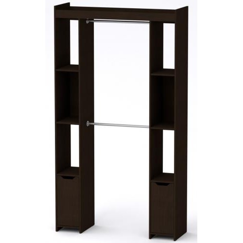 Шафа для речей 16 Компанит Венге темний (130х42х235 см) Шафа для речей 16 Компанит Венге темний (130х42х235 см)