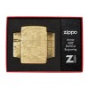 Запальничка бензинова Zippo Armor Luxury Wavy Pattern Design Золотистий (46273)