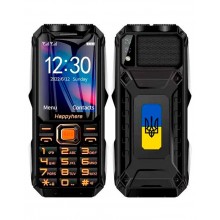 Захищений телефон Tkexun Q8 Happyhere F99 Black Limited Edition