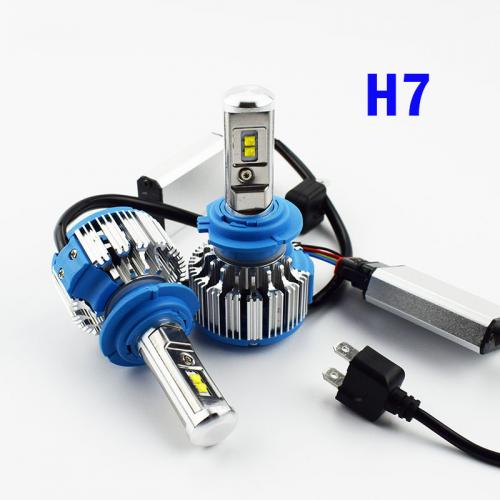 Комплект LED ламп TurboLed T1 H7 6000K 50W 12/24v CanBus з активним охолодженням в інтернет супермаркеті PbayMarket!