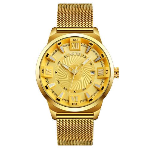 Годинник чоловічий наручний Skmei 9166 Gold Годинник чоловічий наручний Skmei 9166 Gold