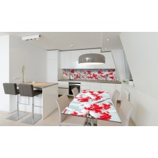 Наклейка вінілова на стіл Zatarga «Калина в снігу» 600х1200 мм Z180464st