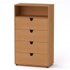Комод МГ-7 тумба-1 Компаніт Бук (80х40х137,1 см)
