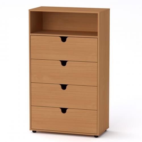 Комод МГ-7 тумба-1 Компаніт Бук (80х40х137,1 см) Комод МГ-7 тумба-1 Компаніт Бук (80х40х137,1 см)