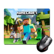 Ігрова поверхня Стів з Кіркою Майнкрафт Minecraft 220 х 180 мм (584)