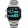 Чоловічий годинник Skmei 1335 Ripple Silver