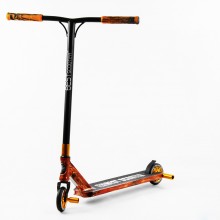 Самокат трюковий Best Scooter HIC-система пеги алюмінієвий диск та дека принт Fire 100 кг Різнобарвний (105676)