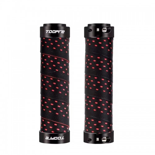 Гріпси Toopre PU Lock 130 мм Чорно-червоний (FHD-red) Гріпси Toopre PU Lock 130 мм Чорно-червоний (FHD-red)