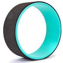 Кільце для йоги Record Fit Wheel Yoga FI-7057 PVC, TPE, р-р 32х13см М'ятний-чорний (AN0731)