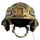 Комплект шолом FAST Helmet NIJ IIIA/навушники Walkers Razor Slim з чебурашкою/кавер L Мультикам