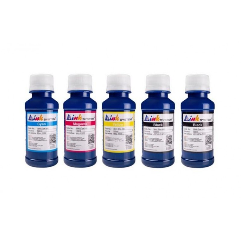Набір чорнил INKSYSTEM для Epson XP-720 5 шт 100 мл