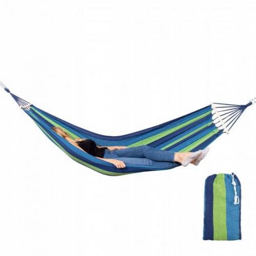 Розкладний туристичний стіл Easy Campi для пікніка зі стільцями Синій + Гамак підвісний Синій Розкладний туристичний стіл Easy Campi для пікніка зі стільцями Синій + Гамак підвісний Синій