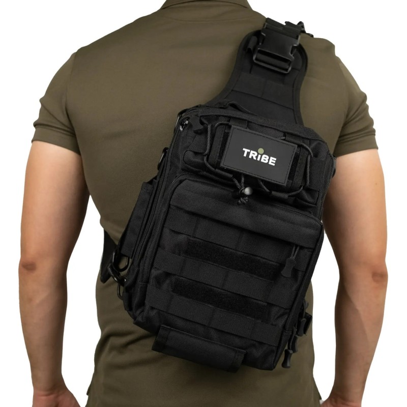Сумка через плече Tribe Sling Pack T-IE-0003 6,5 л Чорний