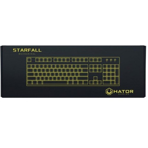 Клавіатура Hator Starfall Outemu Blue (HTK-609) Black USB