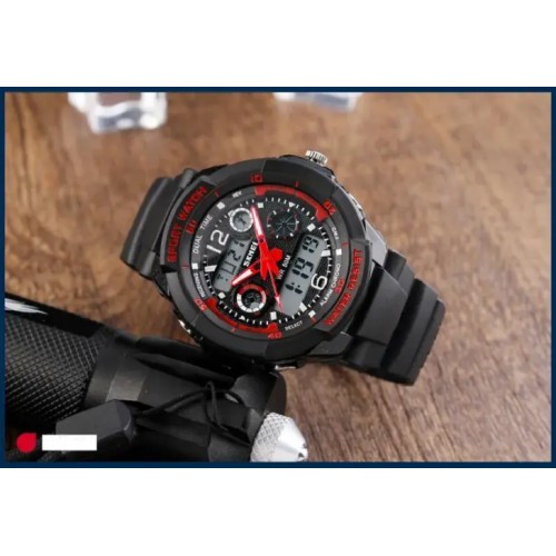 Годинник спортивний наручний Skmei 1060 s-shock Чорний (2235883541) Годинник спортивний наручний Skmei 1060 s-shock Чорний (2235883541)
