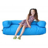 Безкаркасний диван Tia-Sport Гарвард дитячий 120х40х40 см блакитний (sm-0801)