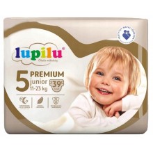 Підгузники Lupilu Premium Junior Розмір 5, Вага 11-23 кг, 39 шт