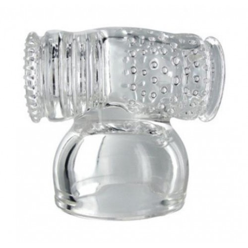 Чоловіча насадка Miracle Tube Sleeve на вібромасажер Hitachi Magic Wand Massager (hub_meoG71168)
