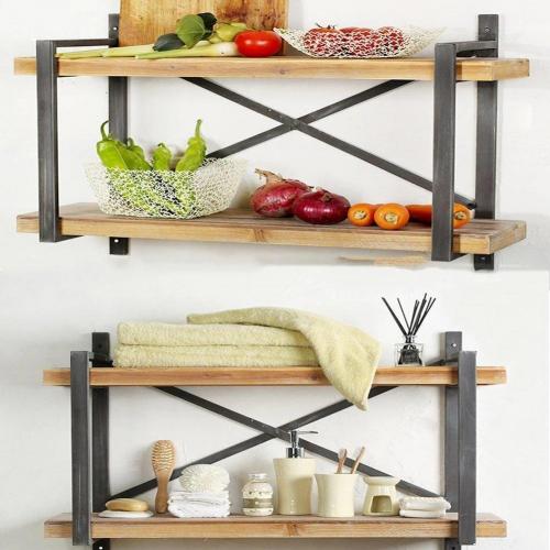 Полиці навісні GoodsMetall в стилі LOFT 800х560х250 П3 Полиці навісні GoodsMetall в стилі LOFT 800х560х250 П3