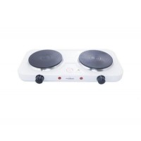 Плита CROWNBERG CB3746 електрична 220V 2000W Біла Плита CROWNBERG CB3746 електрична 220V 2000W Біла