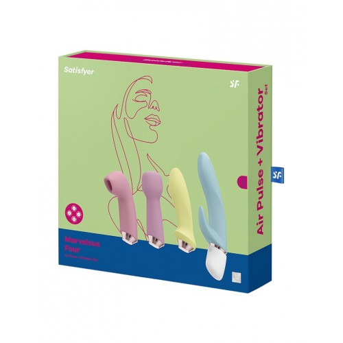 Подарунковий набір секс-іграшок Satisfyer Marvelous Four в інтернет супермаркеті PbayMarket!